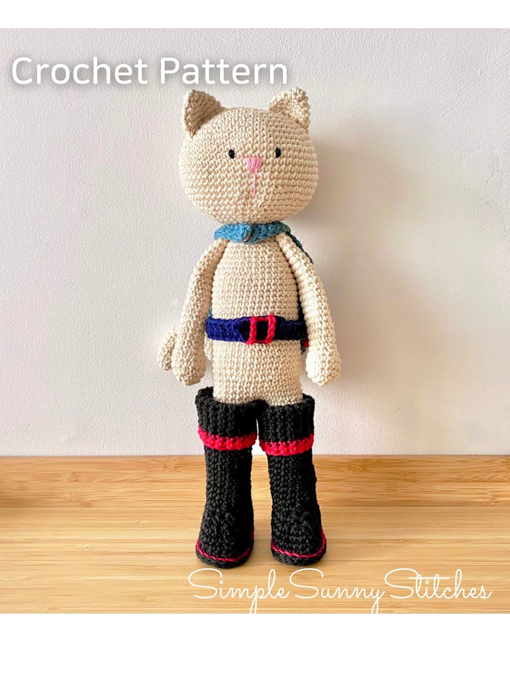 Cat in Boots :nao Crochet Pattern PDF File - Etsy
