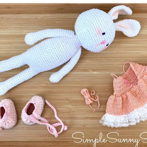 Ballerina Bunny: Bona Crochet Pattern Amigurumi Rabbit | Etsy