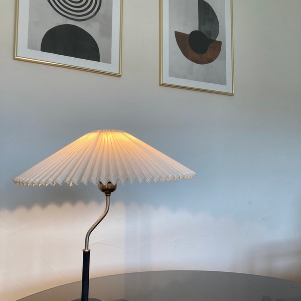 Original Vintage Ikea Pleated Lamp from the 1980s Scandinavian Squiggly modernist