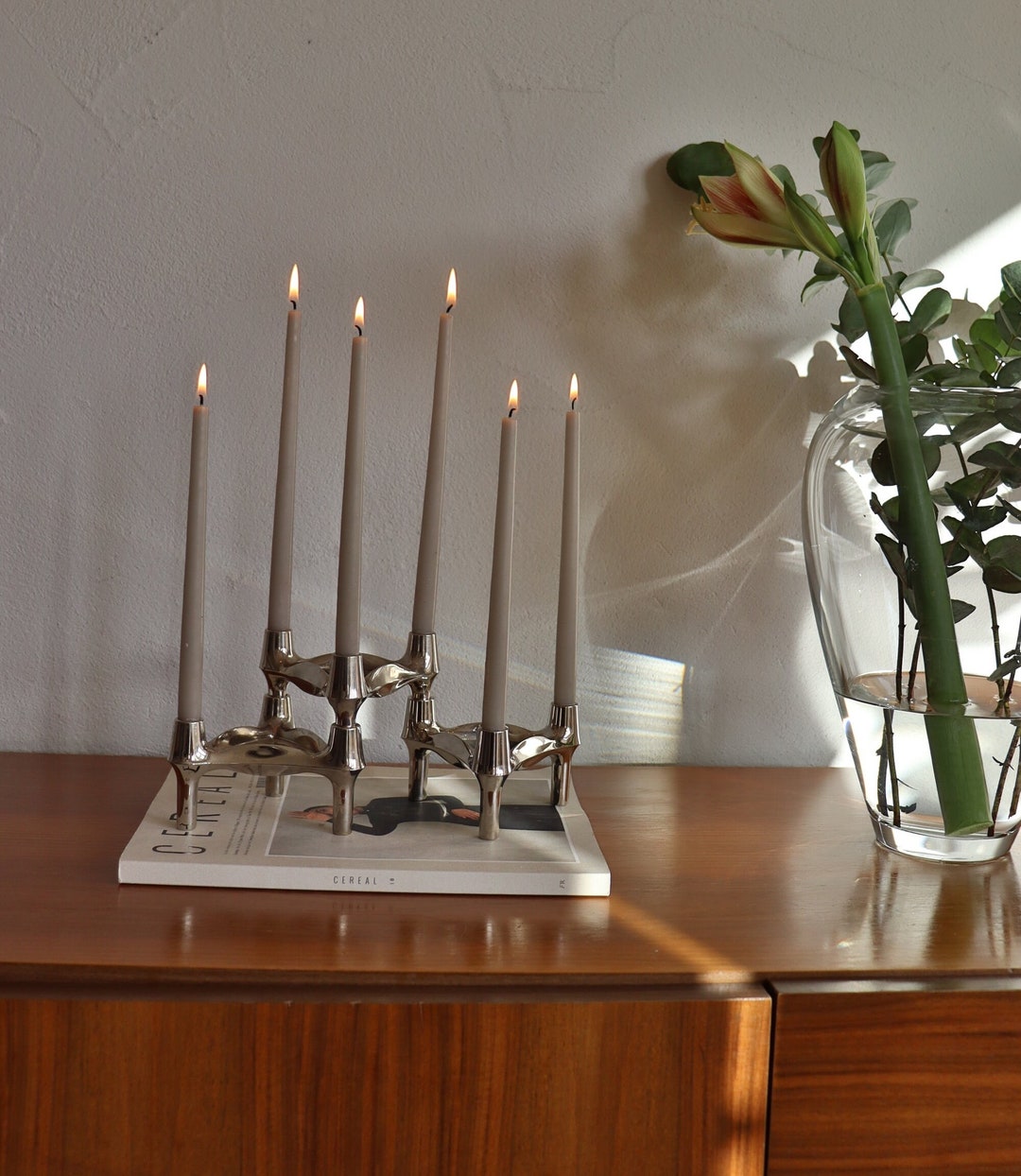 Modular German Candle Holders by Fritz Nagel & Ceasar Stoffi Etsy