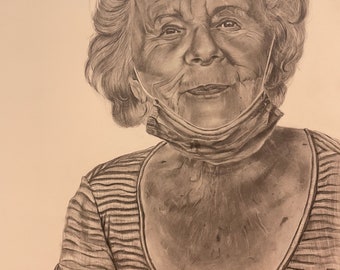 Graphite portrait/ commission portrait/ custom portrait/ pencil portrait