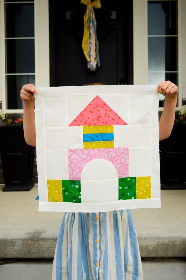 Stacking Tower Block Quilt Pattern – Beginner Friendly, Baby Nursery ...