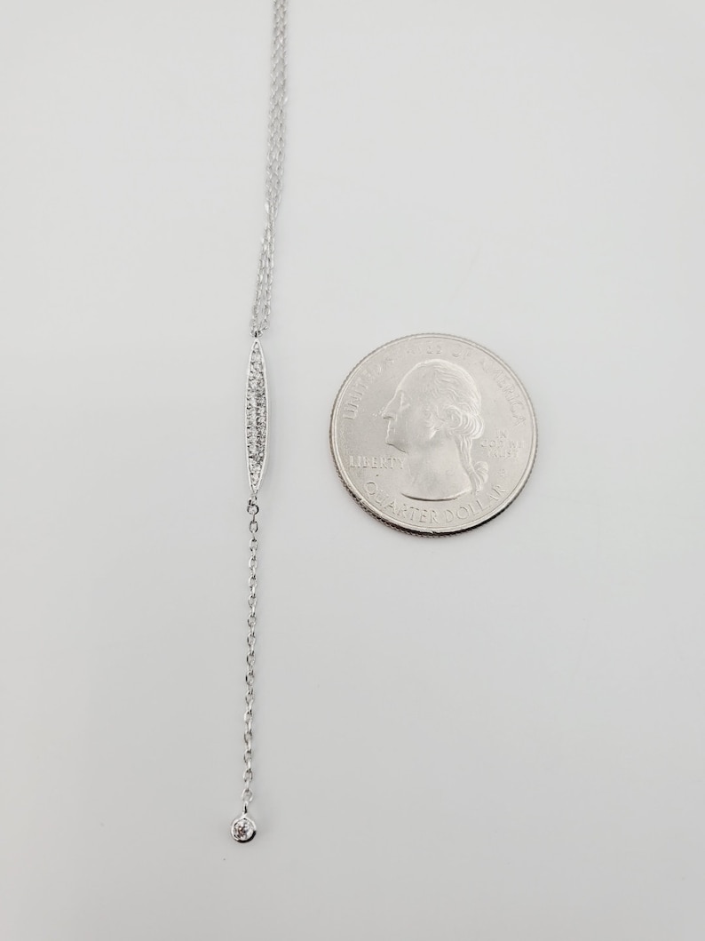 Long Lariat Y Drop Necklace Y Necklace long silhouette and simple Necklace Drop Chain Necklace Long Pendant for Women Y Pendant.
