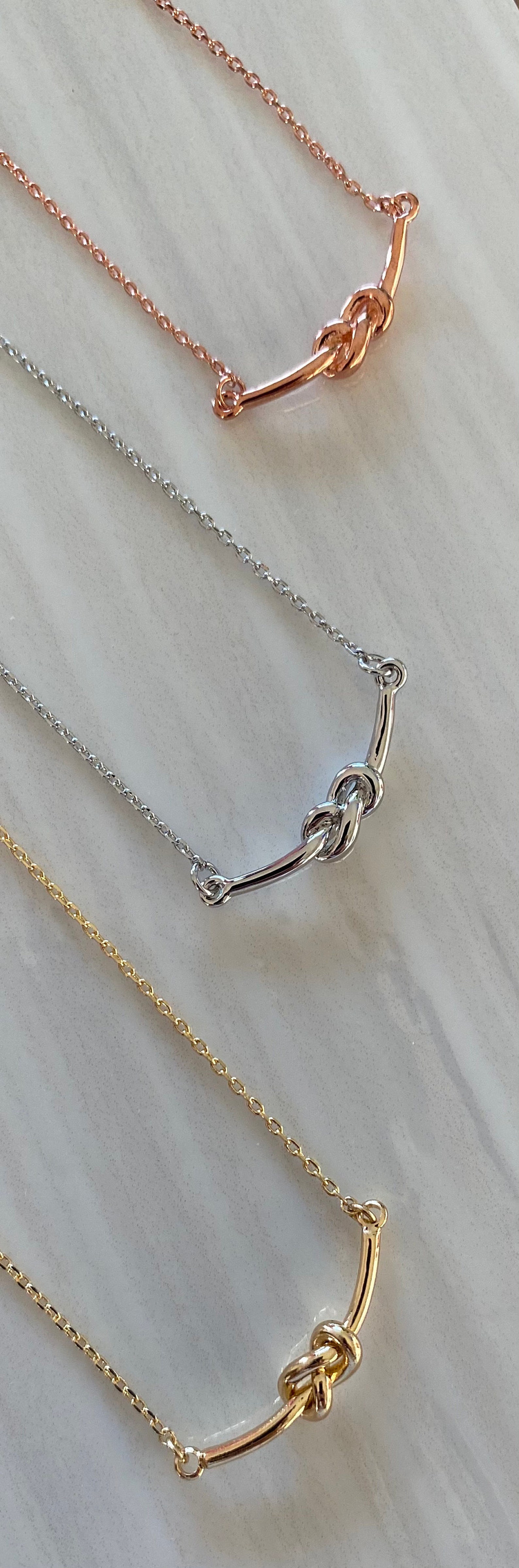 Dainty Sailors Knot Necklace / Nautical Knot Necklace / Rope Etsy