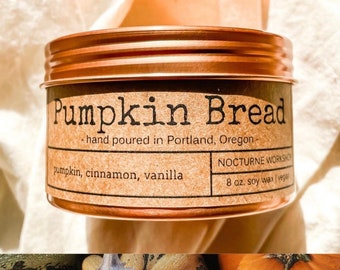 Pumpkin Bread | Hand Poured Soy Candle