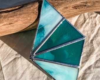 Glacier | Stained Glass Suncatcher