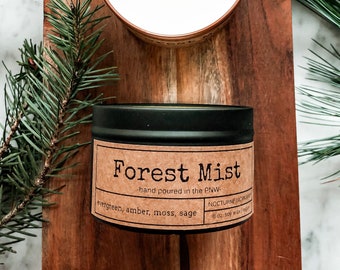 Forest Mist | Hand Poured Natural Soy Wax Candle