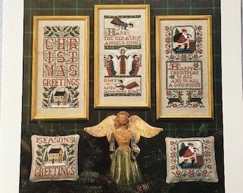 CHRISTMAS SAMPLERS II by The Prairie Schooler Counted Cross Stitch Leaflet Pattern Chart Book No. 73