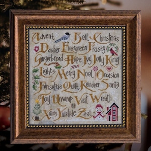 Cottage Garden Samplings &quot;Christmas Sampler II&quot; Counted Cross Stitch Pattern