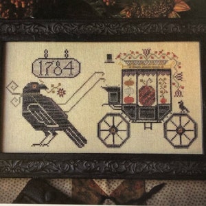 Plum Street Samplers / Halloween Delivery /Cross stitch chart / cross stitch pattern / pattern only