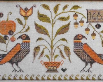 German vintage Cross stitch patterns book-3,antique digital embroidery