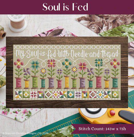 Shannon Christine Designs | Soul is Fed | Counted Cross Stitch Pattern ...