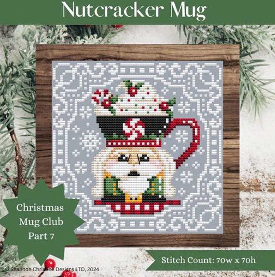 Shannon Christine Designs | Nutcracker Mug | Counted Cross Stitch ...