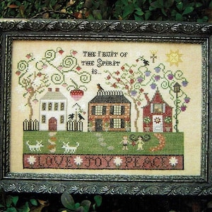 Plum Street Samplers &quot;Fruit of the Spirit&quot; Counted Cross Stitch