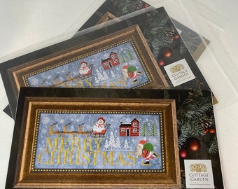 Cottage Garden Samplings "Merry Christmas" Counted Cross Stitch Pattern