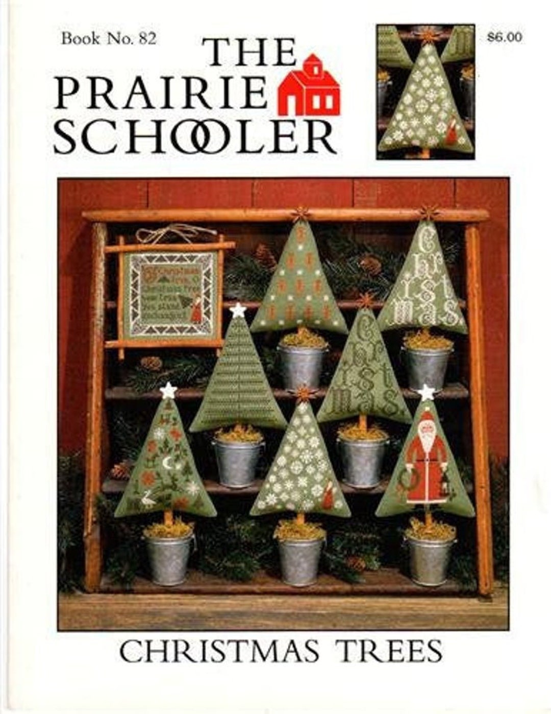 CHRISTMAS TREES by the Prairie Schooler Counted Cross Stitch Leaflet