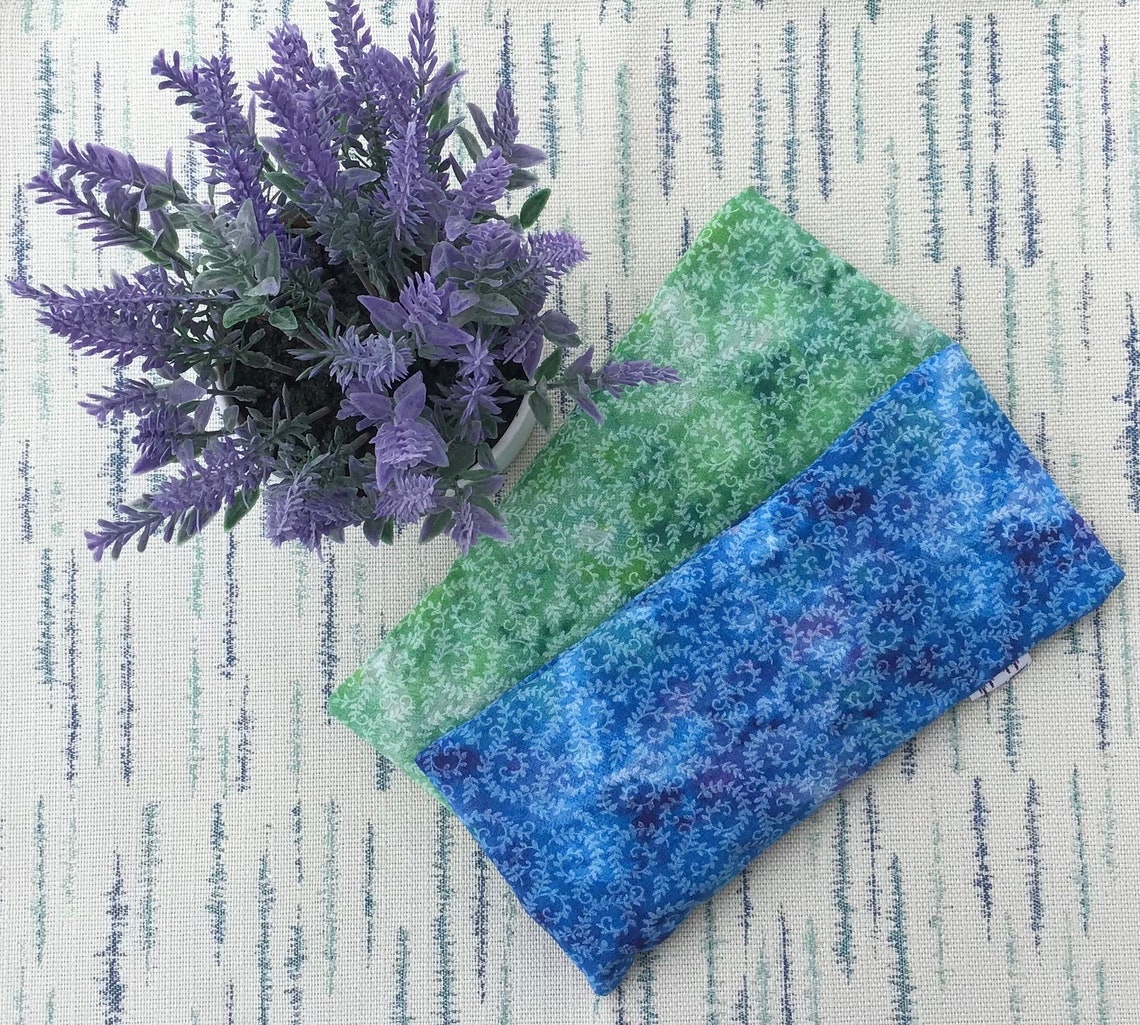Washable Swirl Pattern Lavender and Flax Seed Eye Pillow Etsy