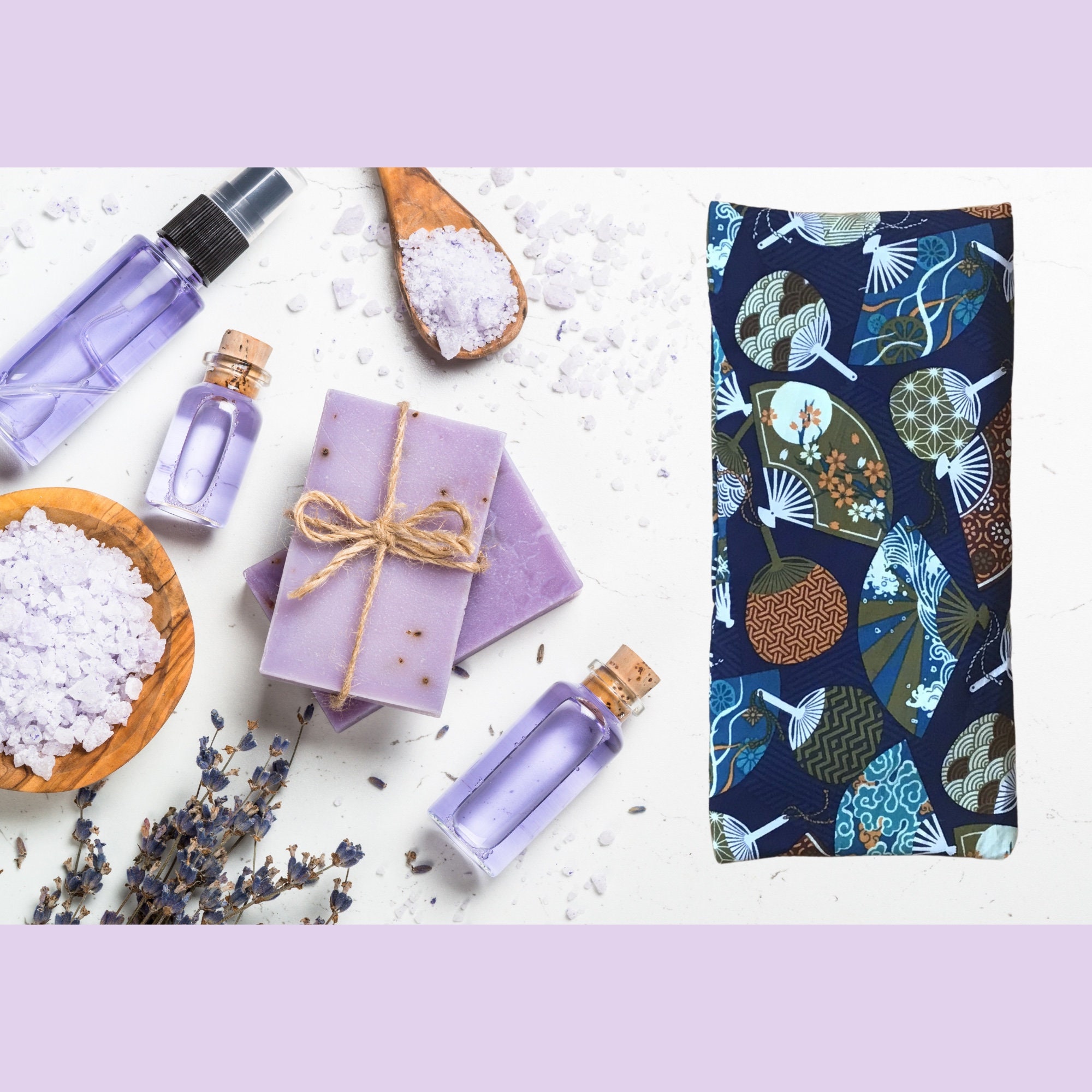 Washable Lavender and Flaxseed Eye Pillow Aromatherapy Etsy