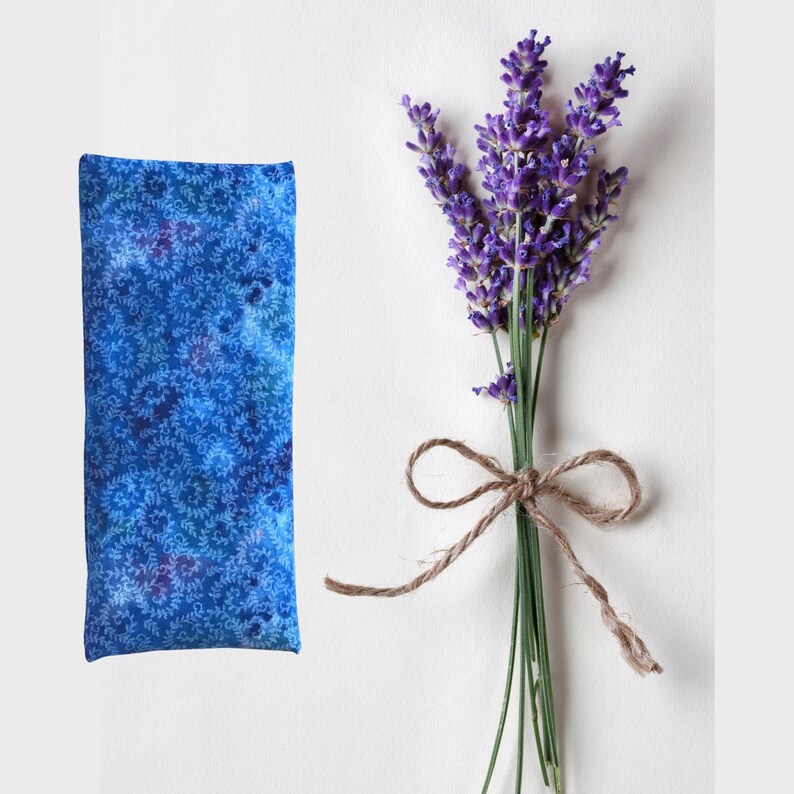 Washable Swirl Pattern Lavender and Flax Seed Eye Pillow Etsy