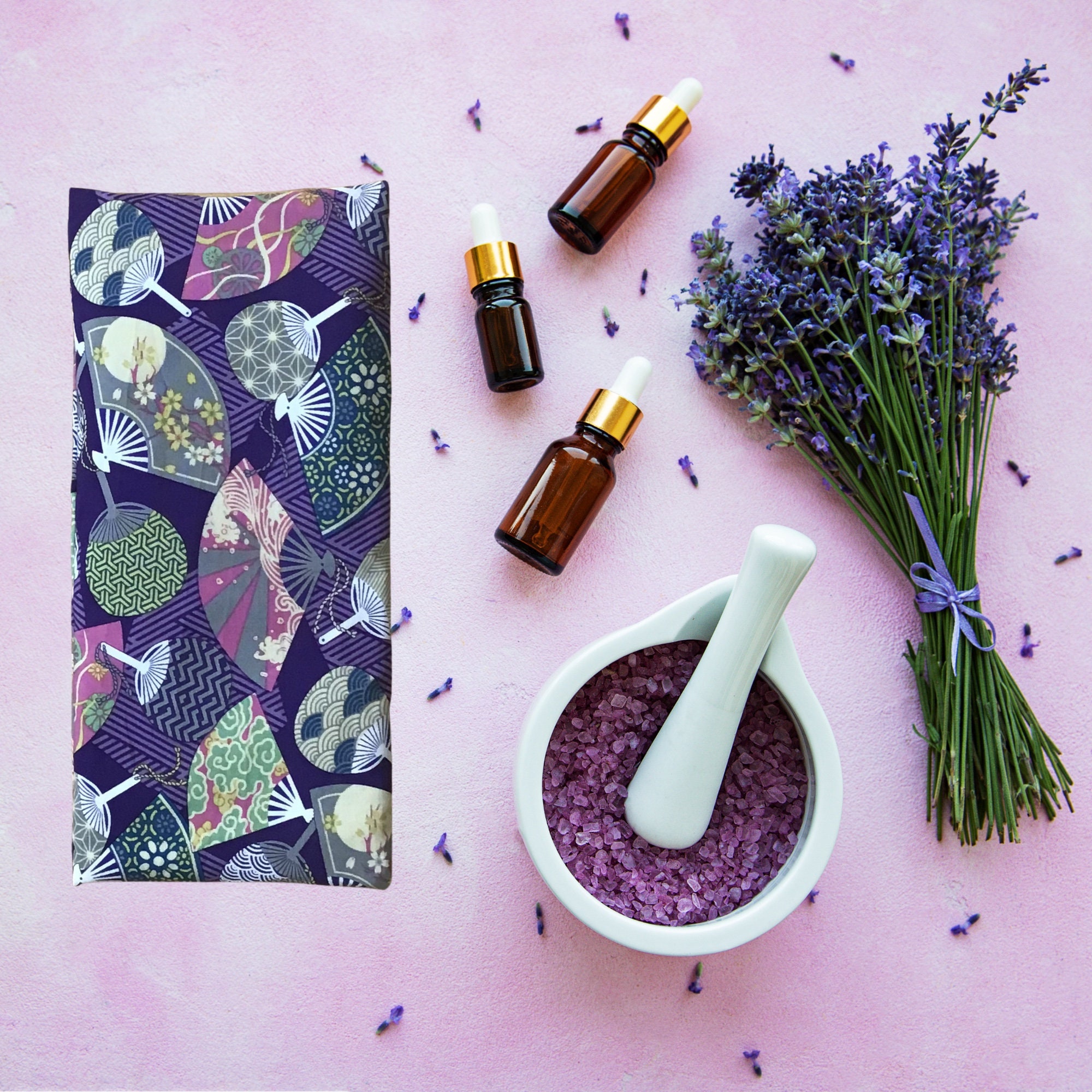 Washable Lavender and Flaxseed Eye Pillow Aromatherapy Etsy