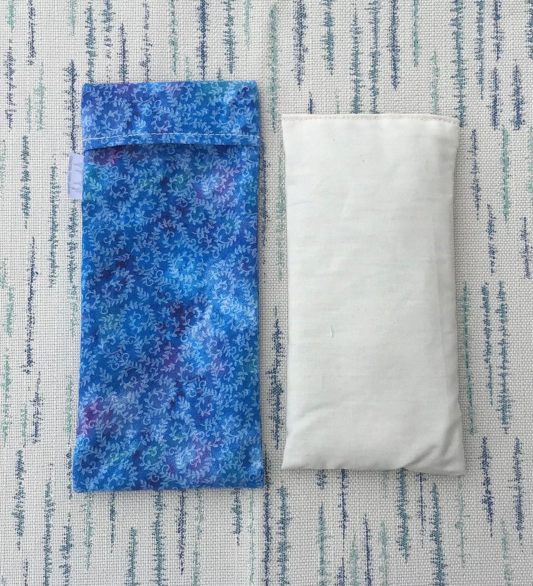 Washable Swirl Pattern Lavender and Flax Seed Eye Pillow Etsy