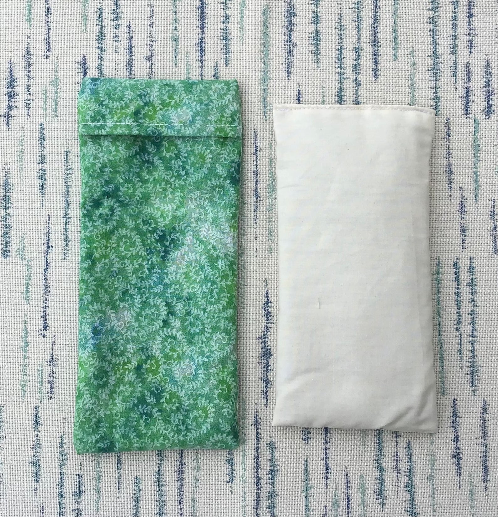 Washable Swirl Pattern Lavender and Flax Seed Eye Pillow Etsy