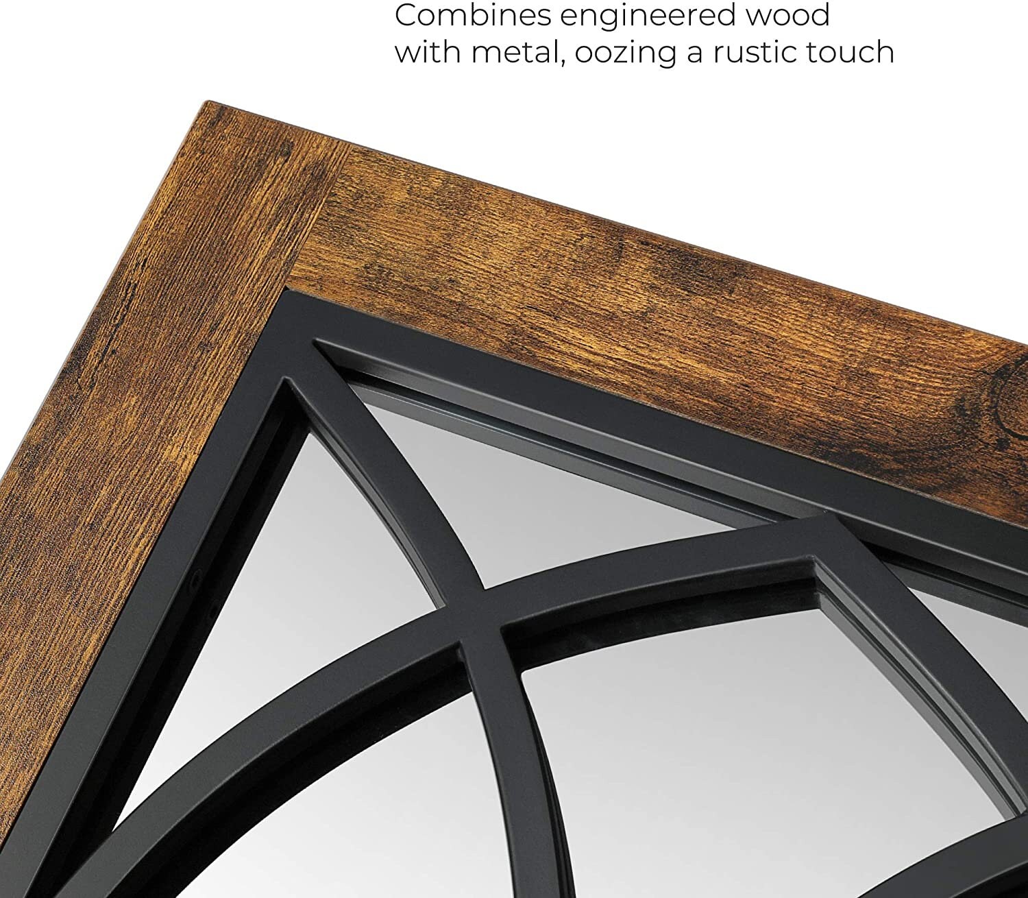 Large Industrial Rectangular Wall Mirror Vintage Retro Rustic Etsy