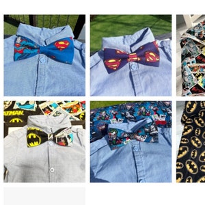 Supereroi Super Cattivi Supereroi Uomo Ragazzi Accessori Papillon Blu Supereroi Papillon Ragazzi Portamonete Eroi, JadeNo