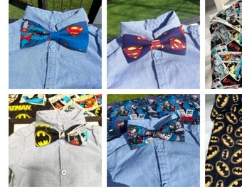 Batman joker superman superhéroe hombre niño accesorios pajarita azul pajarita superhéroes pajarita niños monedero héroes, JadeNew