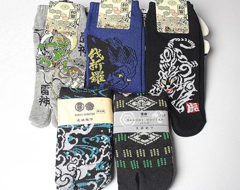 Japanese waves seigaiha Socks man Japanese patterns Socks man half high Japanese patterns socks Japan
