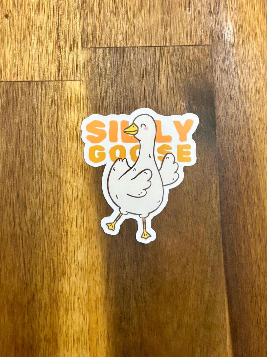 Silly Goose Holographic Sticker | Cute Silly Geese Stickers for Goose ...