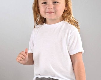 Peuter Blanco Sublimatie T-Shirts