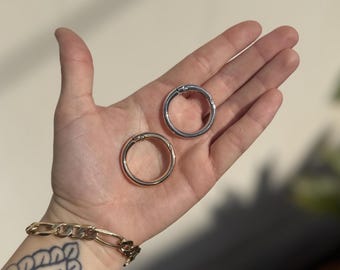 Spring O Ring Upgrade for Dog Tags | Secure Pet Tag Attachment | Optional Hardware Add-On