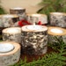 Gwen Murray reviewed Birch yule log candle holder - Comes with tea light candle