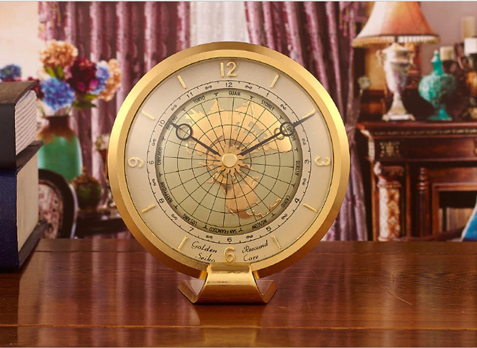 Stylish modern desk clock for home or office Etsy