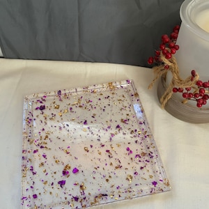 Resin Rolling Tray, Rolling Tray, Jewelry Tray, Decorative Tray, One of a kind, Custom, Customizable, Personalized, 7x7 Tray