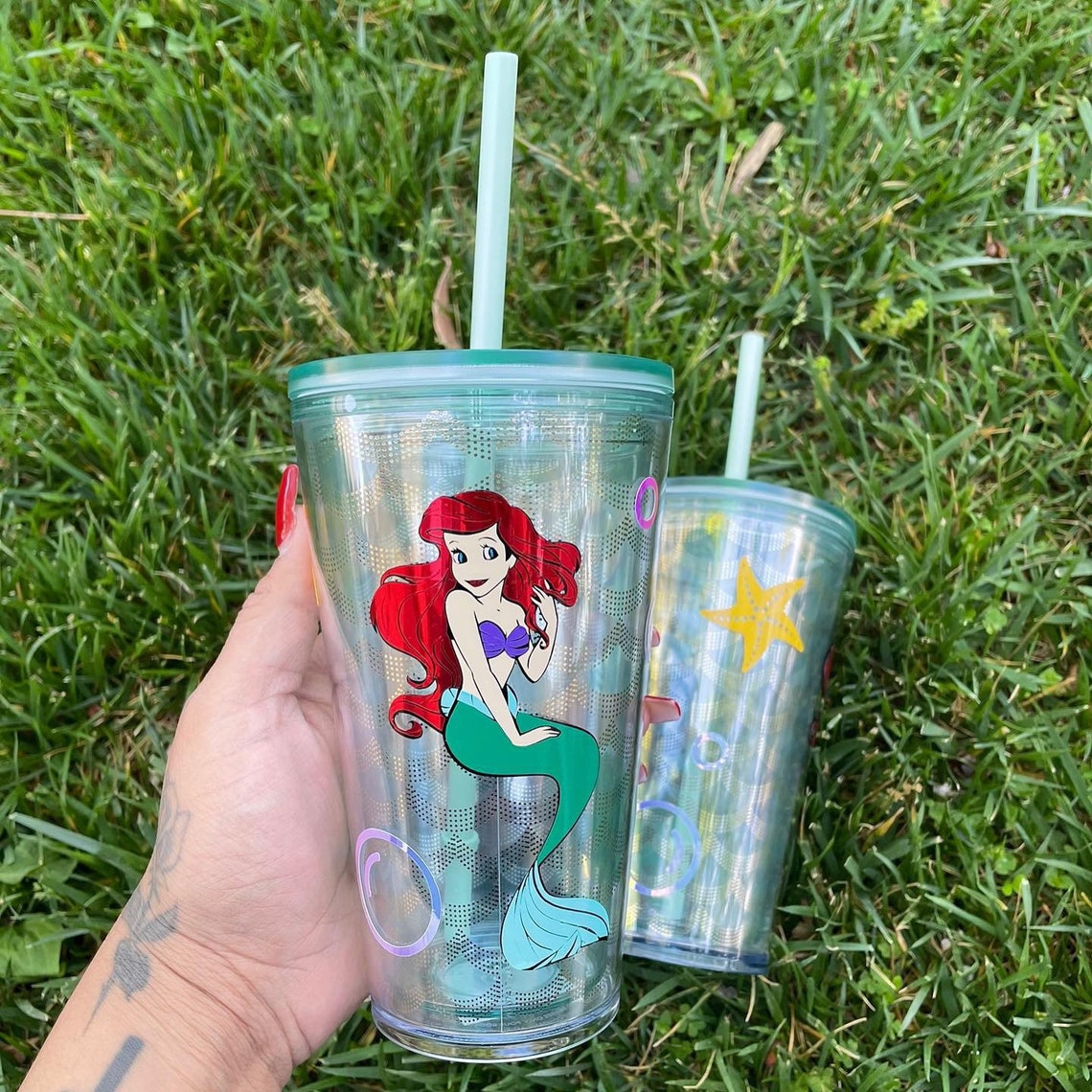 Starbucks Mermaid Little Mermaid Tumbler Ariel Tumbler Etsy