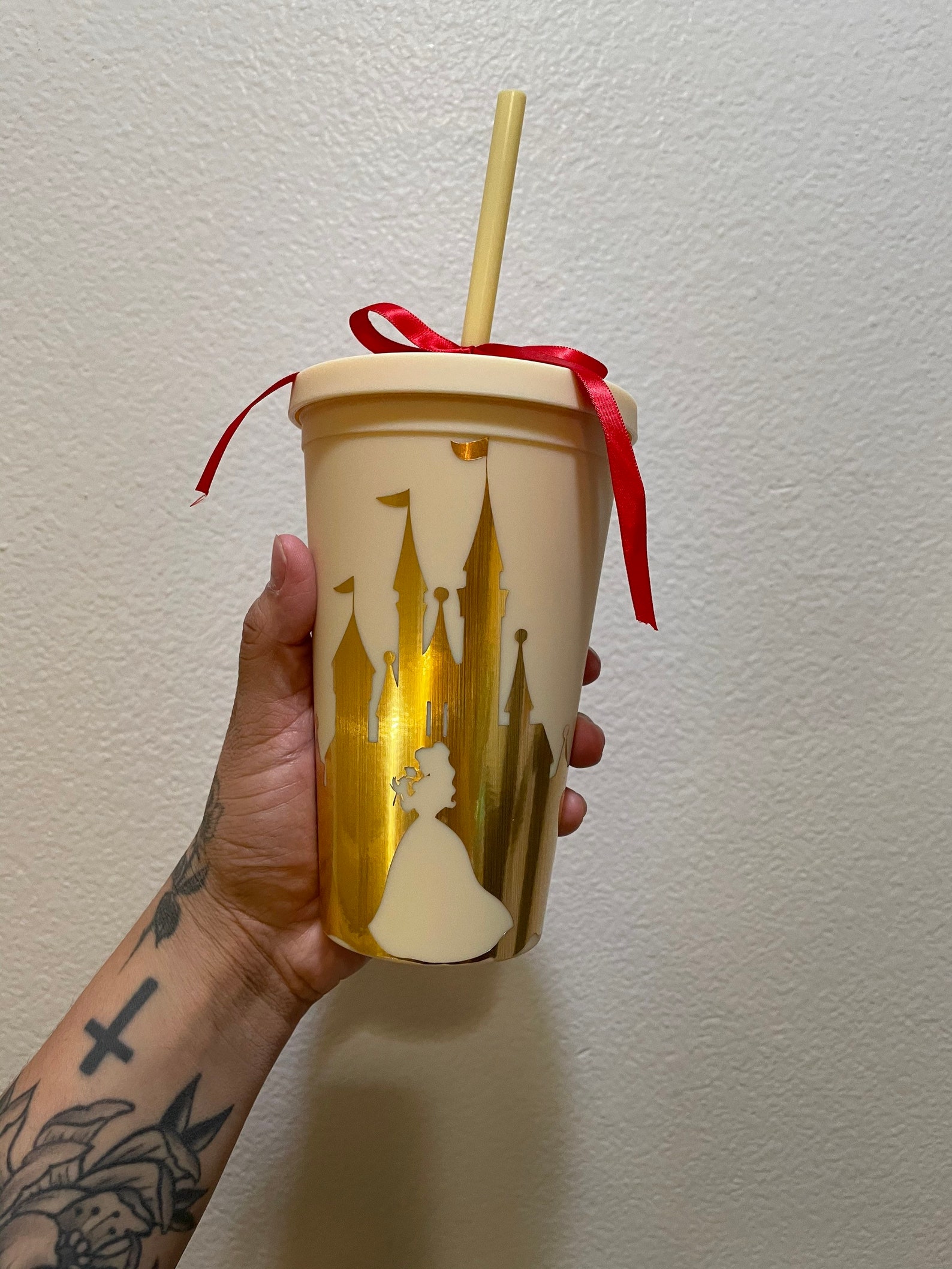 Disney Belle Tumbler Cup Beauty and the Beast Tumbler cup | Etsy