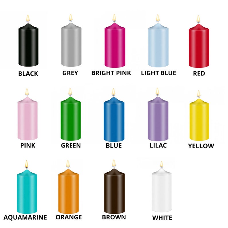 Wax Dyes for Candle Making.14 Popular Colours 3.5g Each Etsy Canada