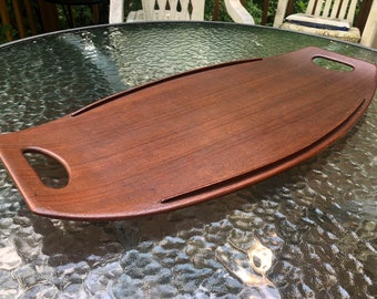 Dansk Teak "Surfboard" Serving Tray c. 1950s