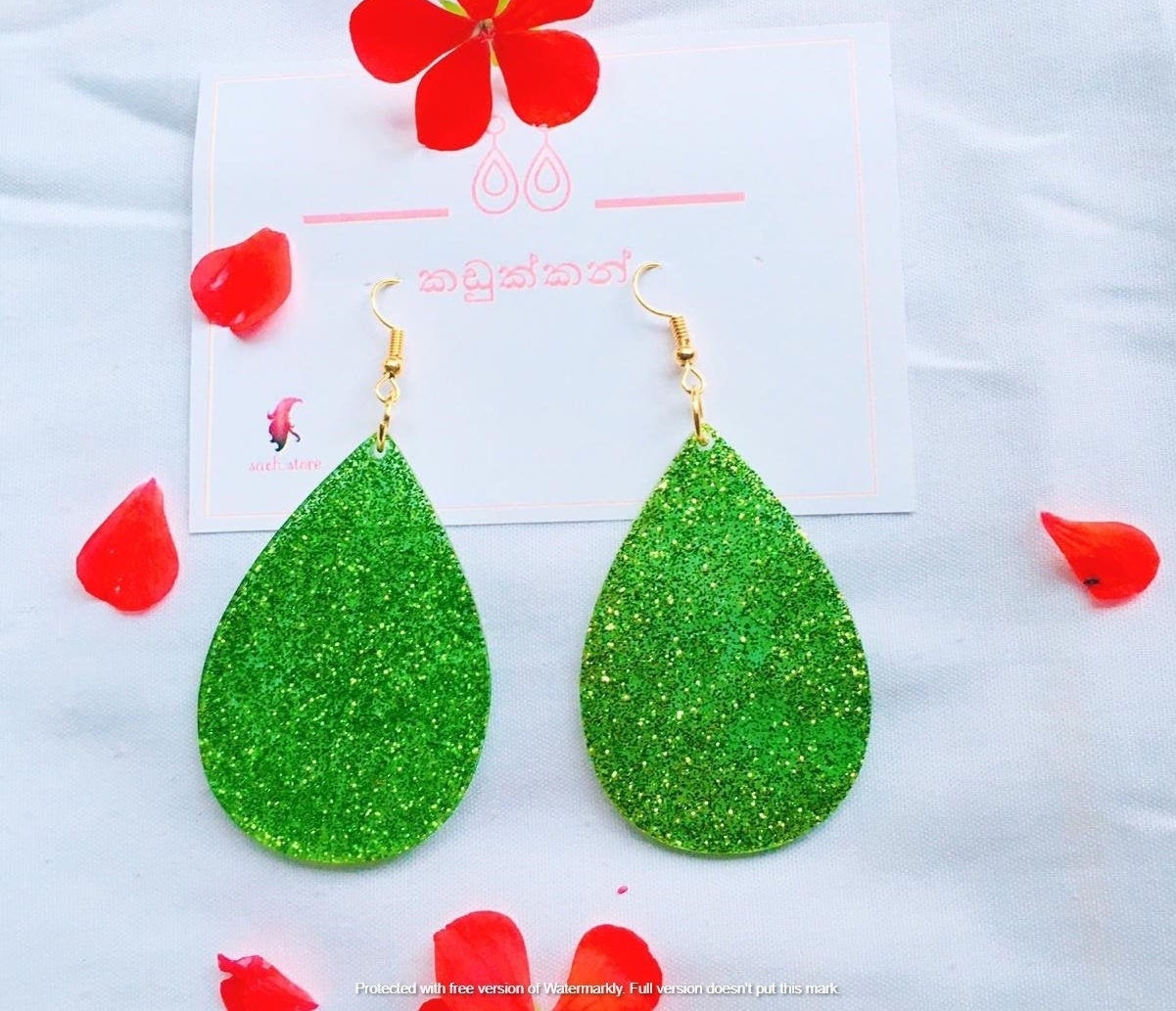 Handmade Epoxy Resin Drop Earrings Jewelry Cute Earrings Etsy UK