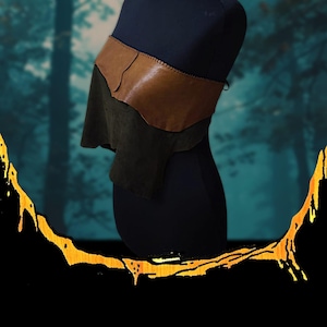 Cosplay leather top,Viking, Medieval Warrior Medieval leather armor, Barbarian costume, festival costume
