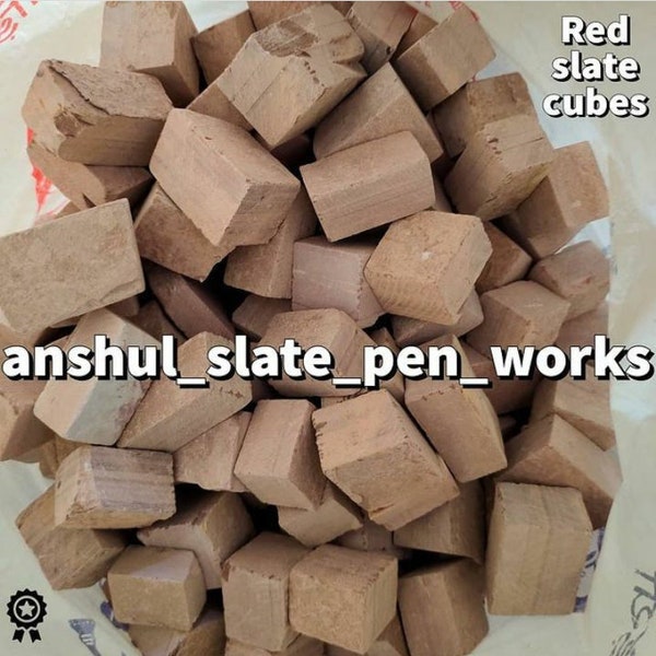 Edible Red Slate Cubes { Red Toffees }