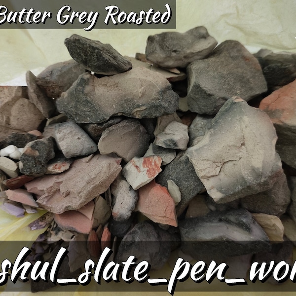 Edible Red Butter Grey Roasted Clay