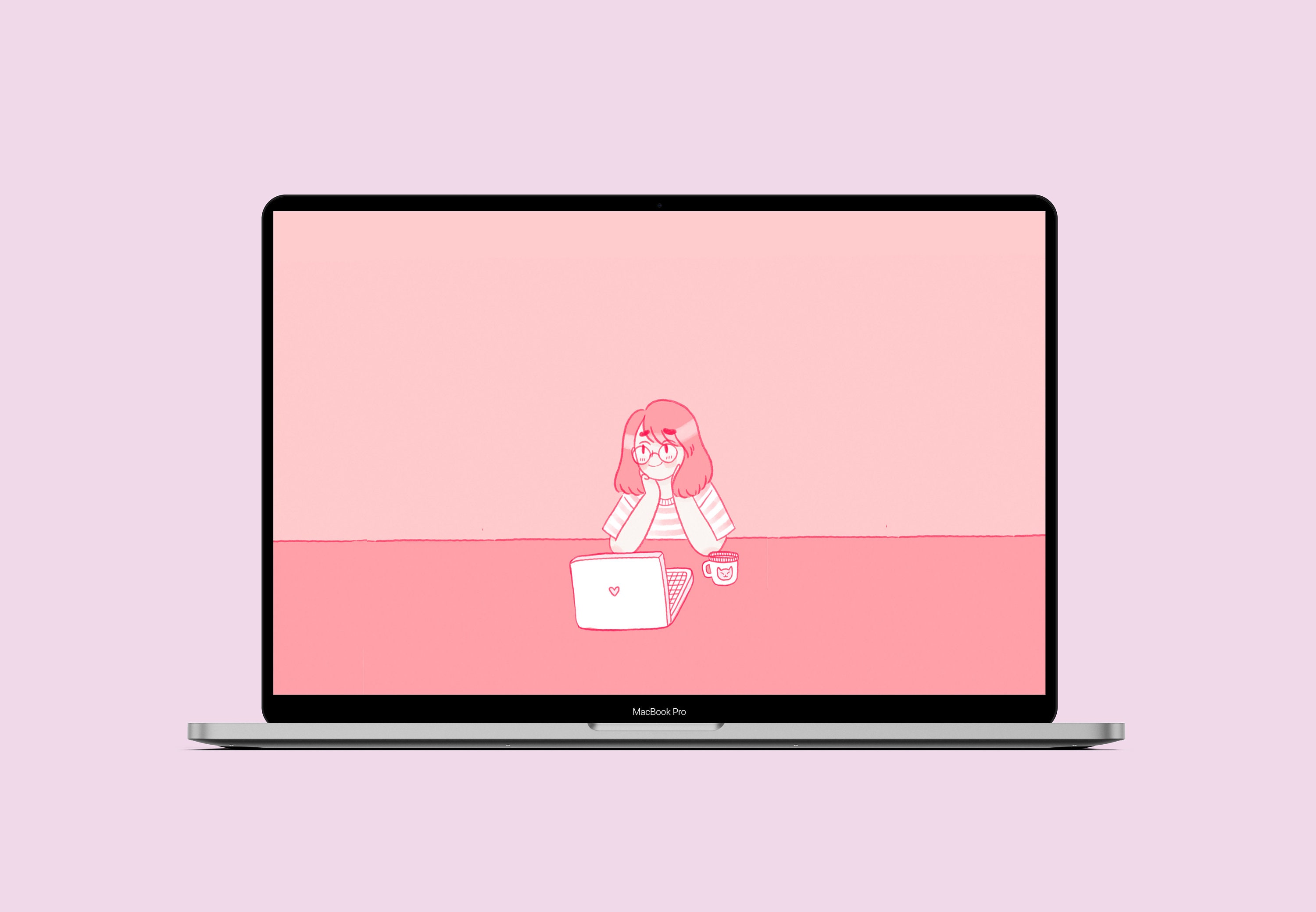 Pink aura Cute Laptop Macbook Aura Color HD wallpaper Peakpx