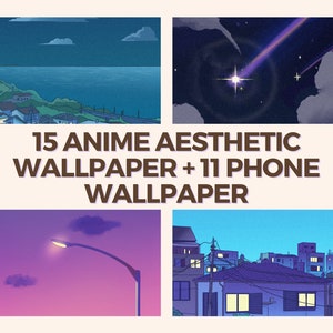 Aesthetic anime wallpaper pc