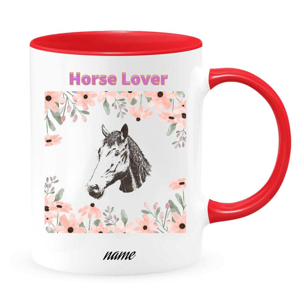 Great Gift For Horse Lovers FREE SHIPPING! Horse Coffee Mug White Horse Mug 