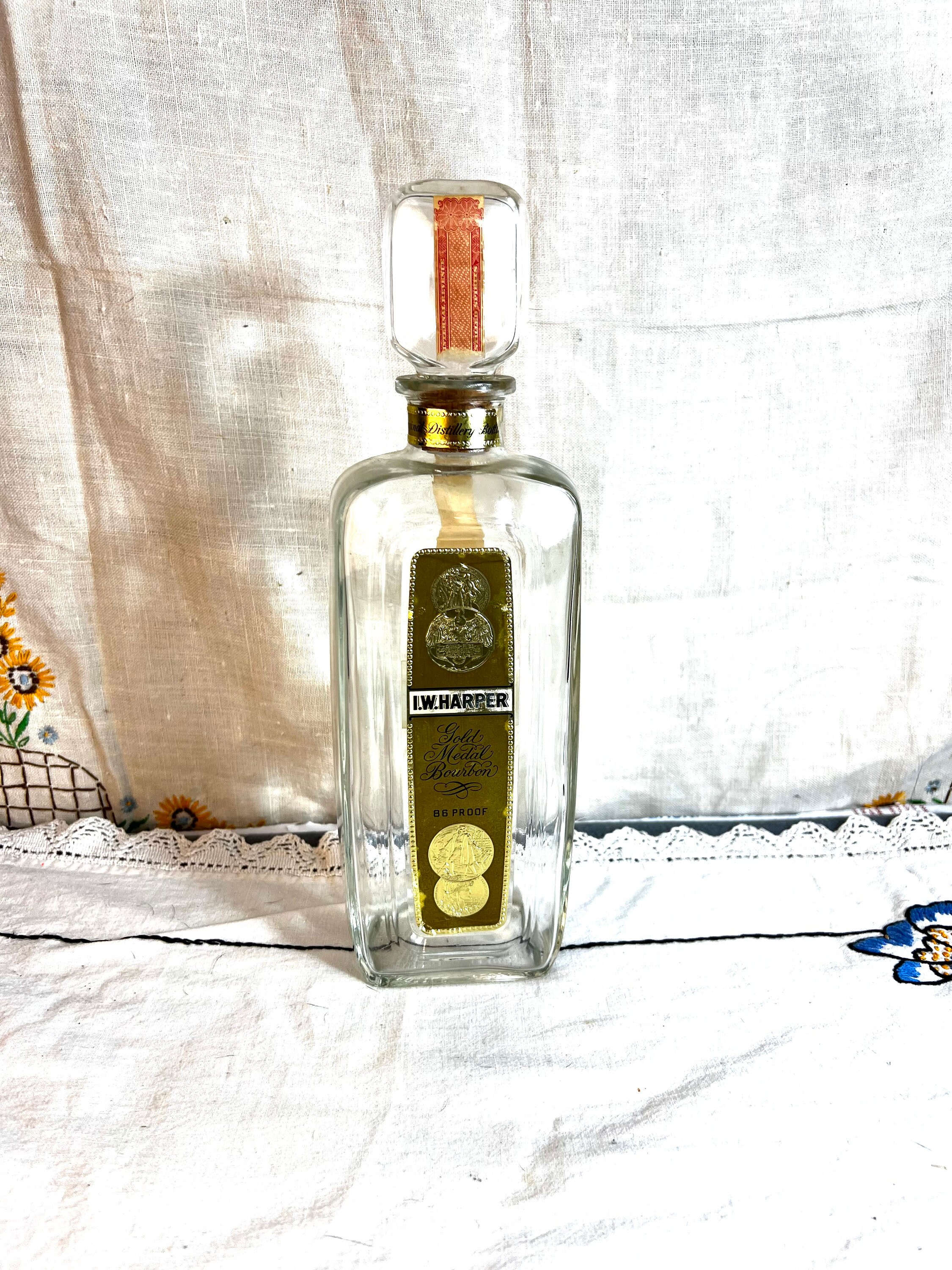 I. W. Harper Gold Medal Bourbon Bottle Decanter Louisville 