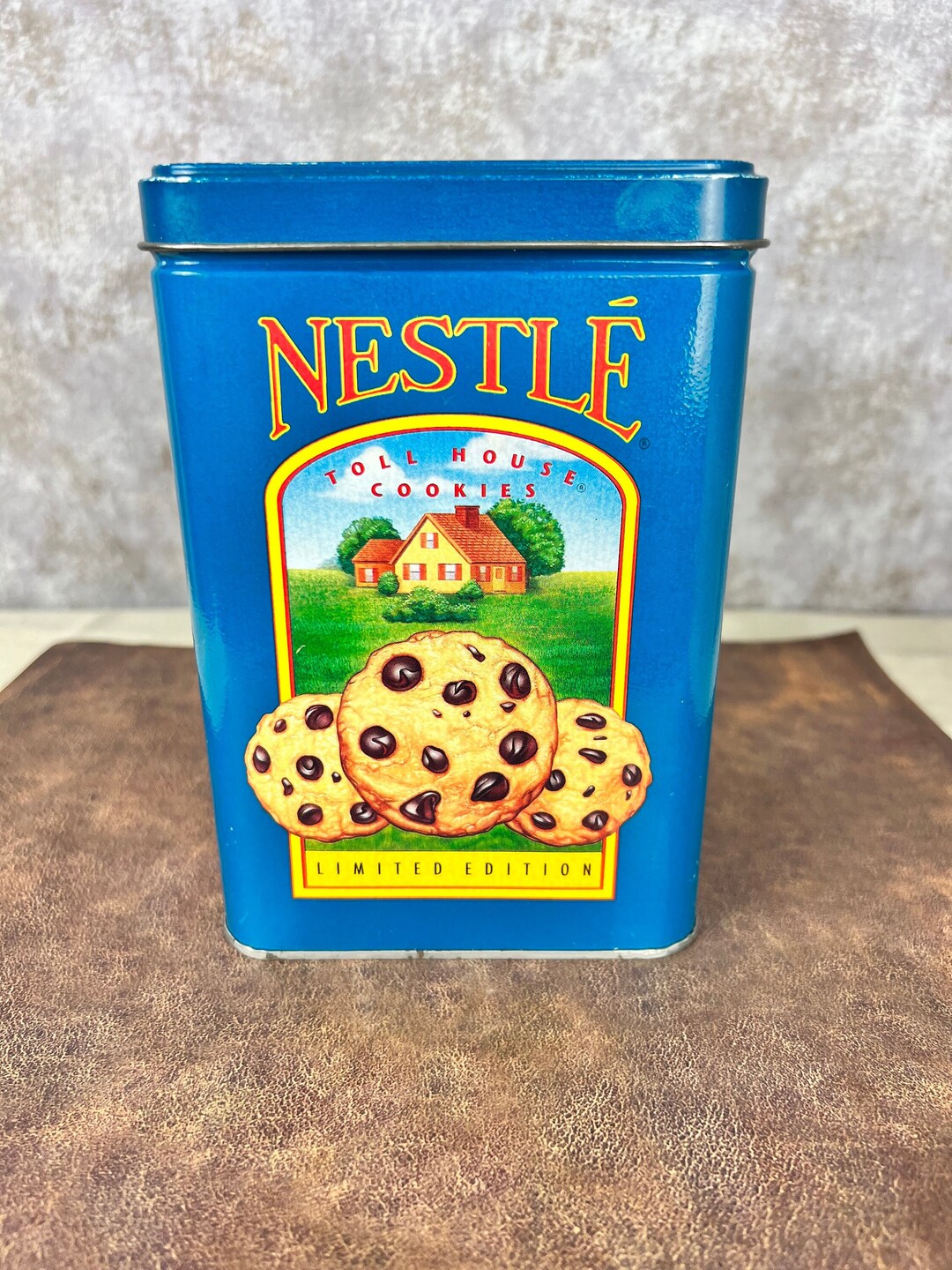 Vintage TIN Nestle Toll House Cookies Chocolate Morsels Etsy