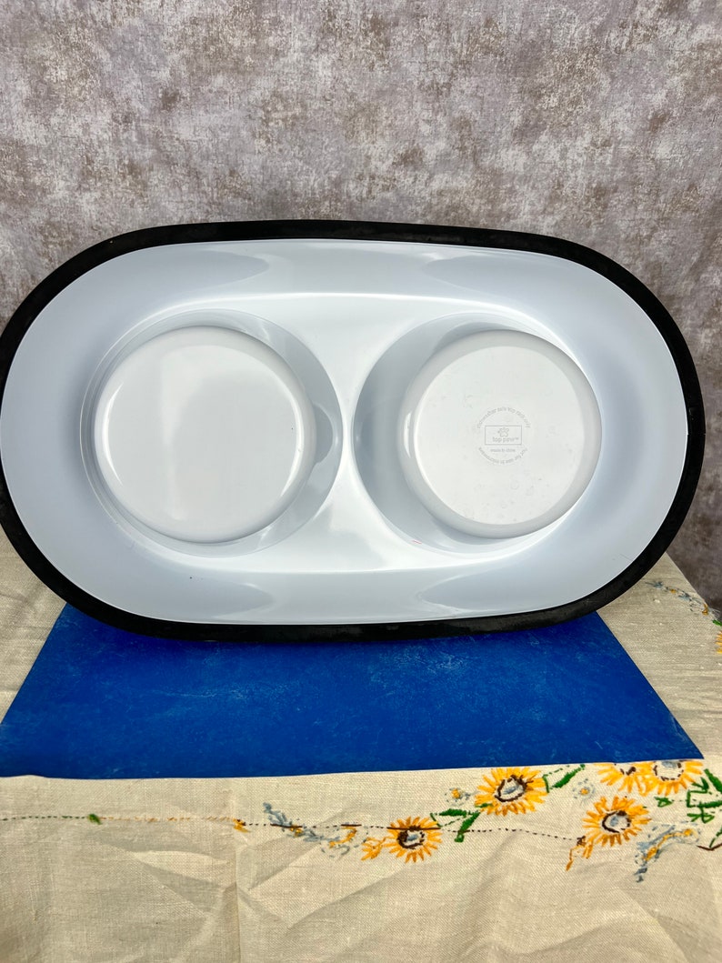 Top Paw DOG Double Diner Dog Bowl 60 FL Oz melamine Etsy